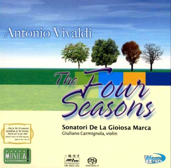 SA156.Sonatori de la Gioiosa Marca, Guiliano Carmignola - Vivaldi The Four Seasons, 4  SACD-R  ISO  DSDV  2.0 + 5.1 